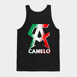 vintage logo canelo alvarez Tank Top